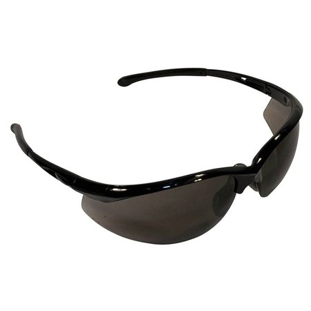 STENS Safety Glasses - Black Frame, Anti-Scratch Gray Lens, Elite Style 751-630